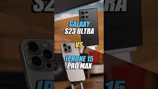 iPhone 15 PRO MAX vs Galaxy S23 ULTRA  qual melhor celular [upl. by Esylle62]