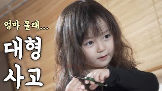 머리 말리다 예콩이에게 생긴일은 예콩이TV [upl. by Carpet]