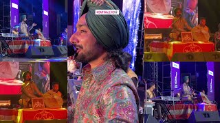 Satinder Sartaj Live Performance 2022 Patiala Live show rajiv Gandhi national university of law [upl. by Waugh]