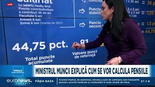 Cum se calculează pensiile după noua lege Ce spune Ministrul Muncii Simona BucuraOprescu [upl. by Natalya]