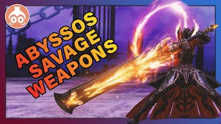 All Pandaemonium Abyssos Savage Weapons  FFXIV Endwalker Glamour Showcase [upl. by Aracot286]