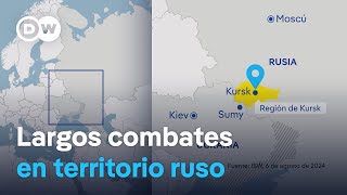 Rusia frena rápido avance ucraniano en Kursk pero admite que tardará en expulsar al enemigo [upl. by Tull480]