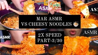 MAR ASMR VS CHEESY NOODLES 🍜 PART  330 SPEED 2X 🔥🔥🔥🔥🔥 [upl. by Ecnirp]