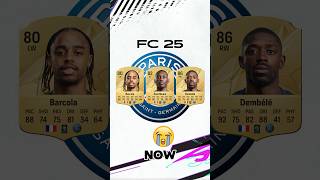 PSG front Three Evolution FC 25 vs FIFA 22 [upl. by Ocimad]