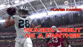 Kays Season Debut As A Carolina Panther Madden 16 Player Career [upl. by Noynek983]