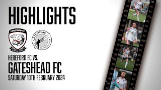 HIGHLIGHTS  Hereford 01 Gateshead [upl. by Oap]