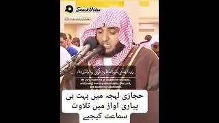 beautiful voice  tilawat quran  hijazi lehja [upl. by Atteragram179]