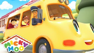 The Wheels on the Bus Go Round and Round  More Songs for Kids  Nursery Rhymes [upl. by Ecirtael]