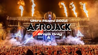 Afrojack Drops Only  Mainstage Ultra Miami 2022  Zeuz EDM [upl. by Ekralc685]