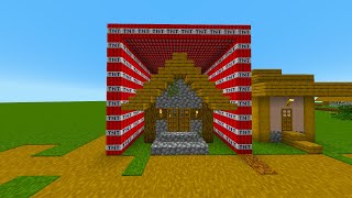 Transforming a Minecraft Village with 10000 TNT Blocks [upl. by Maxwell475]