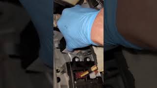 Mercedes ML auxiliary battery replacement simple trick [upl. by Enilorak832]