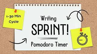 Writing Sprint Timer  30 Minutes [upl. by Piwowar145]