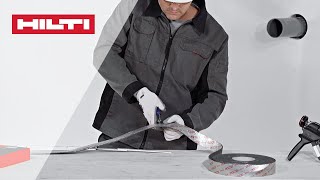 HOW TO install Hilti CFSW SG and CFSW EL firestop wrap  ETA [upl. by Yborian]