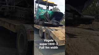 Vogele super 18003 full width me ramp se utarte huye vogele raghavsingh vogele 18003short yt [upl. by Oiramaj667]