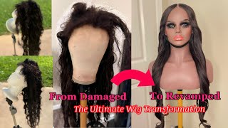 Watch Me Revive This Matted Human Hair Body wave Wig  Detailed Tutorial ​⁠ [upl. by Torras]