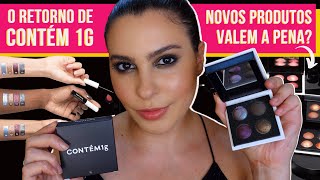 RETORNO DE CONTÉM 1G  PALETA DE SOMBRAS BAKED E DELINEADOR GLITTER  OS NOVOS PRODUTOS SÃO BONS [upl. by Enahsed]