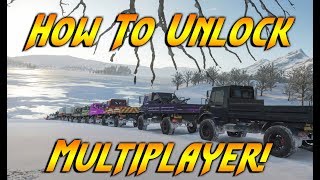 How To Unlock Online In Forza Horizon 4 How To Play With Friends Online [upl. by Owiat]