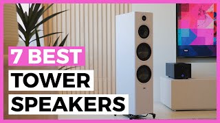 Best Tower Speakers in 2024  How to Choose your Tower Speaker [upl. by Aekahs858]