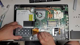 ASUS Q550L Disassembly RAM SSD Hard Drive Upgrade Repair [upl. by Toscano]