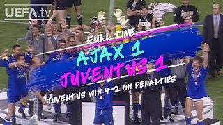 UCL Fixture Flashback Ajax 11p Juventus 1996 Final [upl. by Galloway670]