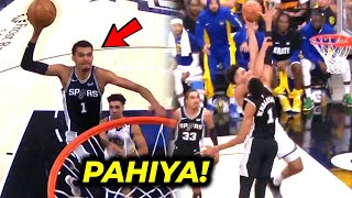 Rookie ng Warriors tinuruan si Wemby paano maging humble tanggal ANGAS ng Alien [upl. by Nahtanaj]