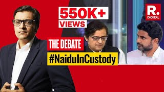 Arnabs Debate Nara Lokesh Speaks to Arnab As He Leads Fight For Father Chandrababu Naidu [upl. by Lenehc]