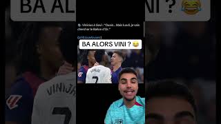 Vini qui pensait aller chercher le ballon d’or aujourd’hui 😂😂😂 Merci guerrier Vini 🦾💙❤️ viniciu [upl. by Concettina]