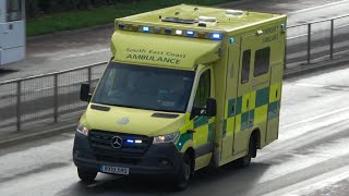 Emergency Ambulance responding in Canterbury  SECAmb [upl. by Rosinski877]