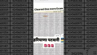 Cleared one more examhssc hssccet cetresults hssccetresults haryana haryanacet patwari [upl. by Hoeg]