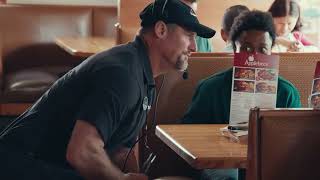 Lions head coach Dan Campbell stars in a new commercial for Applebees [upl. by Dierolf]