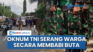 Diserang Gerombolan Oknum TNI Warga di Deli Serdang Geruduk Markas Sambil Bawa Jenazah Korban [upl. by Alad]