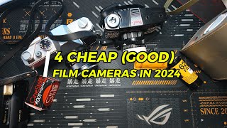 4 film cameras under 30 dollars to start shooting analog in 2024 and beyond [upl. by Loresz]