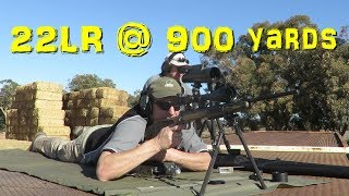 22lr at 900 yards [upl. by Luoar]