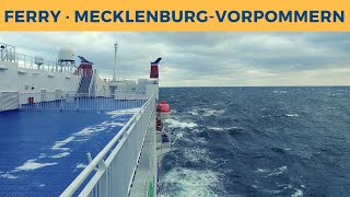 Winter storm over the Baltic Sea 2  Ferry MECKLENBURGVORPOMMERN Stena Line [upl. by Enehpets]