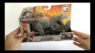 Allosaurus Jurassic World Fallen Kingdom Mattel  Roarivore [upl. by Abraham]