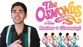 THE OSMONDS Musical Review  New Musical UK Tour Review Curtain Call  Giveaway [upl. by Ingelbert]