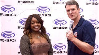 Kimberly Brooks Interview for DC Super Hero Girls at WonderCon 2019 [upl. by Aerdnas]