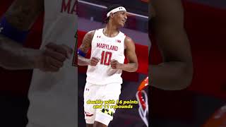 Maryland basketball loses to Davidson basketball collegebasketball basketball [upl. by Namie]