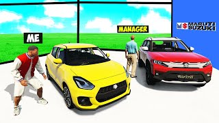 Stealing EVERY CAR From MARUTI SUZUKI SHOWROOM in GTA 5 [upl. by Neras]