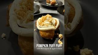 Pumpkin Puff Puff with Mascarpone amp Apple crunch  DineAfroItalo  Chef Immaculate Ruèmu  shorts [upl. by Rubliw534]