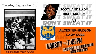 AlcesterHudson Lady Cubs vs Scotland Lady Highlanders VB [upl. by Kenric]