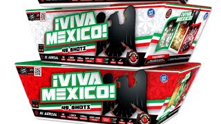 Viva Mexico 45 shot 500gr from red apple fireworks 🍎 [upl. by Ridley737]