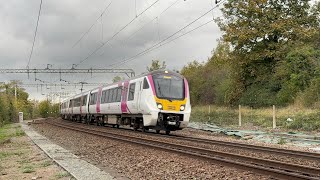 Trains at Benfleet Foot Crossing 291024 [upl. by Windsor]