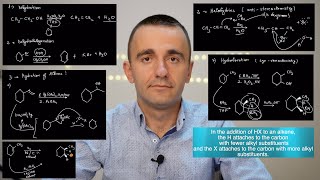 Reactions of Alkenes part I  Alkenes 7 [upl. by Lundell]