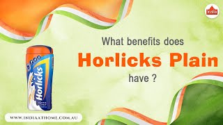 What benefits does Horlicks Plain have  India At Home [upl. by Lavotsirc732]