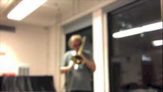 Anders Larson playing Shires Trombone [upl. by Kramnhoj]