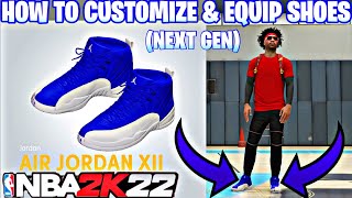 How To Customize Shoes in NBA 2K22 Next Gen  Where to Buy Custom Shoes  How to Equip Custom Shoes [upl. by Avon97]