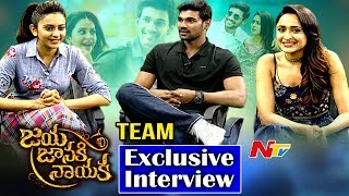 Jaya Janaki Nayaka Movie Team Interview  Bellamkonda Sreenivas Rakul Preet Pragya Jaiswal [upl. by Aihcila255]