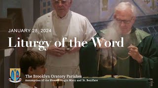 Liturgy of the Word  Fourth Sunday in Ordinary Time  January 28 2024  BROOKLYN ORATORY [upl. by Hardy]