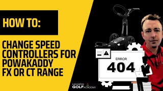 How To Change Speed Controllers for Powakaddy FX or CT Range [upl. by Ylatan]